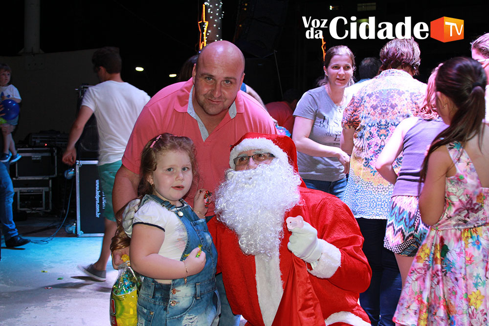 Chegada do Papai Noel em Xaxim